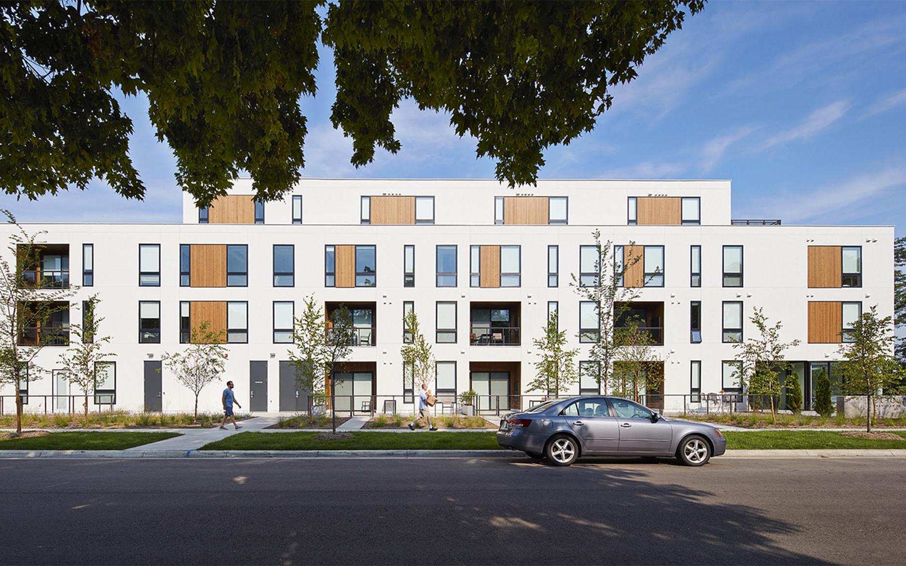 Lofts at Mayo Park front of exterior